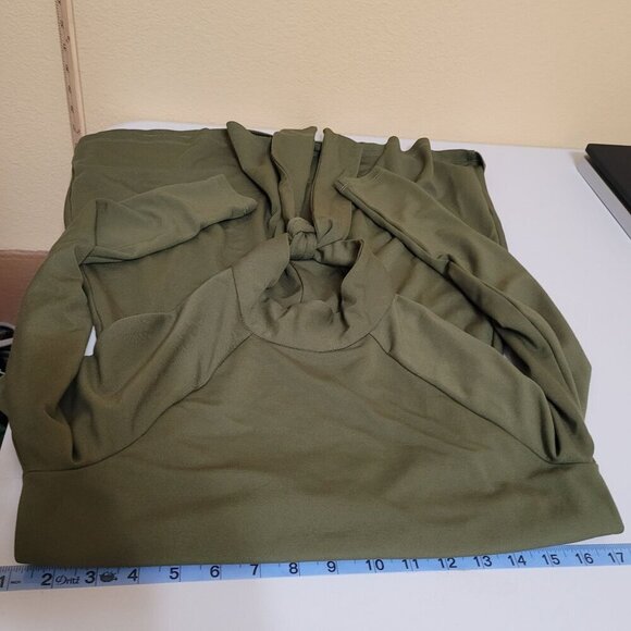 Fabletics Dress Womens Small Green Racquel Back Twist‎ Athleisure Boho Sporty - Picture 6 of 11